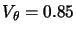 $V_\theta=0.85$