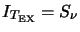 $I_{T_{\rm EX}}=S_\nu$