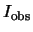 $I_{\rm obs}$