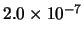 $2.0\times10^{-7}$