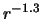 $r^{-1.3}$