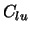 $C_{lu}$