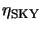 $\eta_{\rm SKY}$