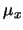 $\mu_x$
