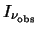 $\displaystyle I_{\nu_{\rm obs}}$