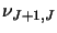 $\nu_{J+1,J}$