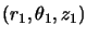 $(r_1,\theta_1,z_1)$