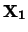 ${\bf X_1}$
