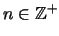$n\in \mathbb{Z} ^{+}$