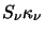 $S_\nu \kappa_\nu$