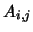 $A_{i,j}$