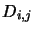 $D_{i,j}$