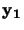 ${\bf y_1}$