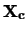 ${\bf X_c}$