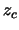 $\displaystyle z_c$